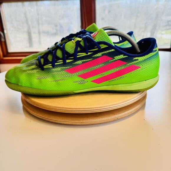 Adidas Freefootball Speedtrick FF Green/Blue Trick Soccer Shoes Men Size 10 - Picture 1 of 9